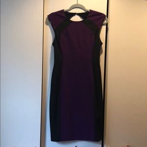 Catherine MaLandrino Purple Dress w/ back cutout